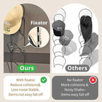 LINFIDITE 15 Pack Hat Rack Hanger Holder Organizer Closet Hanging Baseball Cap Display Storage Rack for Scarves Handbags Towe