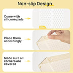 Vtopmart 25 PCS Clear Plastic Drawer Organizers Set, 4-Size Versatile Bathroom and Vanity Drawer Organizer Trays, Storage Bin