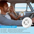 Car Fragrance Holder Compatible with Bath & Body Works Refills (Not Included), Air Freshener Vent Clip or Visor Clip, Refilla