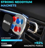 Bestrix Magnetic Phone Car Mount Magnetic Car Cell Phone Holder | Magnet Car Phone Holder Compatible with All Smartphones
