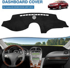 FIILINES Dash Cover for Lexus ES ES240 ES350 2007-2012, Dashboard Cover ES Accessories Suede Dash Cover Mat Sunshade Anti-Sli