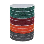 40PCS 3 inch Scrub Pads Headlight Restoration Kit VÉZAAR Scouring Pad Hook and Loop Car Hub Cleaning Auto Painting Polishing 