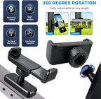 Magnetic Phone Holder for Gym- 360° Adjustable Strong Magnet Phone Mount for Video Recording, Compatible with iPhone, Android, All Smartphones, Gym Accessories for Men& Women