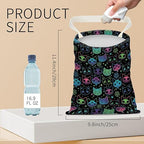 Hanging Car Garbage Bag, Cute Car Trash Can Bag, Automotive Accessories for Women Men Cute Colorful Cats