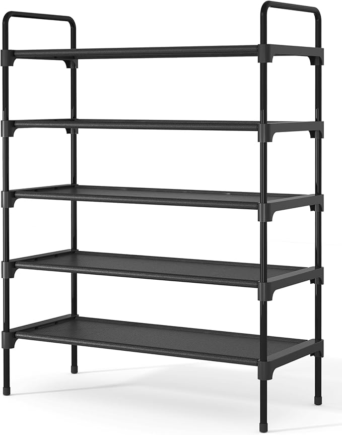 Kitsure Shoe Rack for Closet, Sturdy and Long-Lasting Shoe Shelf, Shoe Rack for Entryway, Personalized DIY Shoe Organizer, Sh
