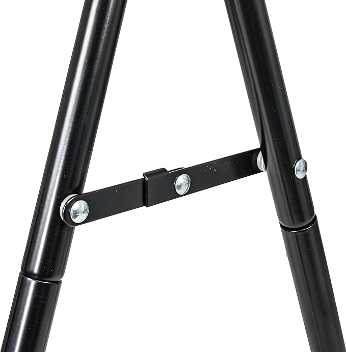 Household Essentials Valet Folding Clothes Rack, Strong Metal X-Frame, Chic Design, Great for Guest and Dressing Rooms, Porta