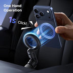 UGREEN Phone Mount for Magsafe Air Vent Car Mount Magnetic Never Block Phone Holder Strengthen Magnetic Power Compatible with iPhone 17 16 15 Pro Max 14 13 12 Pro Mini MagSafe Case