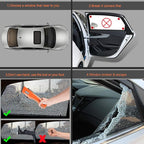 Emergency Tool LUXON 8-in-1 Car Safety Tool:Window Breaker,Seat Belt Cutter,LED Flashlight Rescue Tool USB Charger,SOS Light,