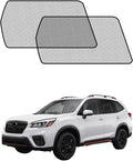Car Window Shades for Subaru Forester(2019-2024), 2-Pack Rear Window Sun Shades for Baby – Breathable Mesh, UV & Heat Blocker, Privacy Protection for Camping, Travel, Sleep & Nursing