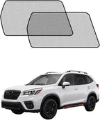 Car Window Shades for Subaru Forester(2019-2024), 2-Pack Rear Window Sun Shades for Baby – Breathable Mesh, UV & Heat Blocker, Privacy Protection for Camping, Travel, Sleep & Nursing