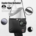 LIBZAKI Oversize 4 in 1 Car Trunk Storage Organizer, Multi Compartment Collapsible Trunk Storage Box with Cooler Bag for Car