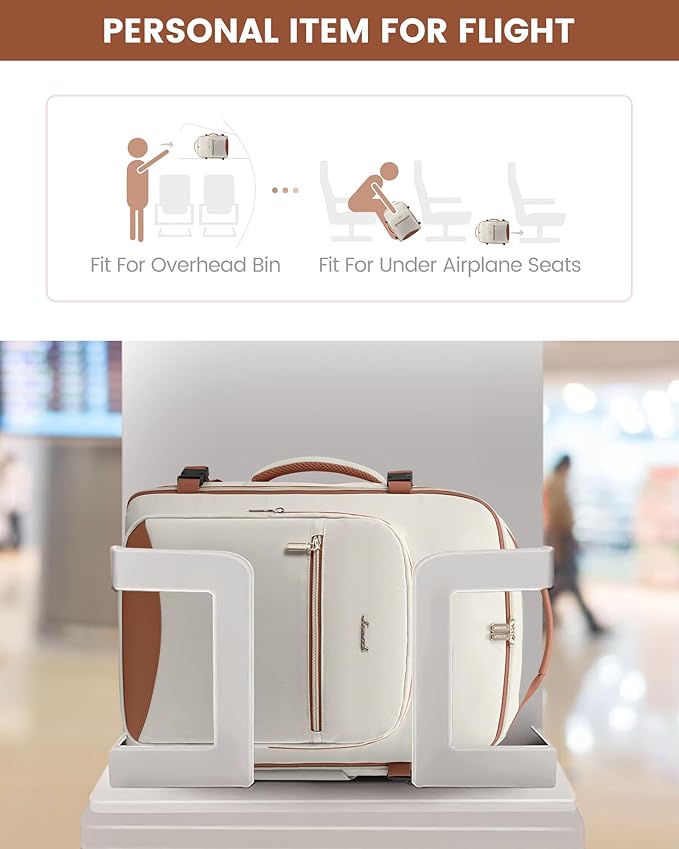 LOVEVOOK Travel Backpack for Women & Men 50L,Airline Approved Carry On Backpack Travel Essentials,TSA Carry on Luggage,Waterp