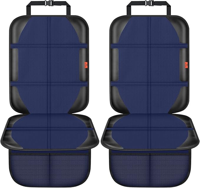 Car Seat Protector,2 Pack Automotive Seat Protectors Baby Carseat Pad Waterproof & Durable 600D Fabric for Child Baby Car Sea