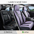 Coverado Car Seat Covers, Front Covers for Cars, Car Seat Cover Front Seats, Automotive Seat Cover, Waterproof, Leather Car S