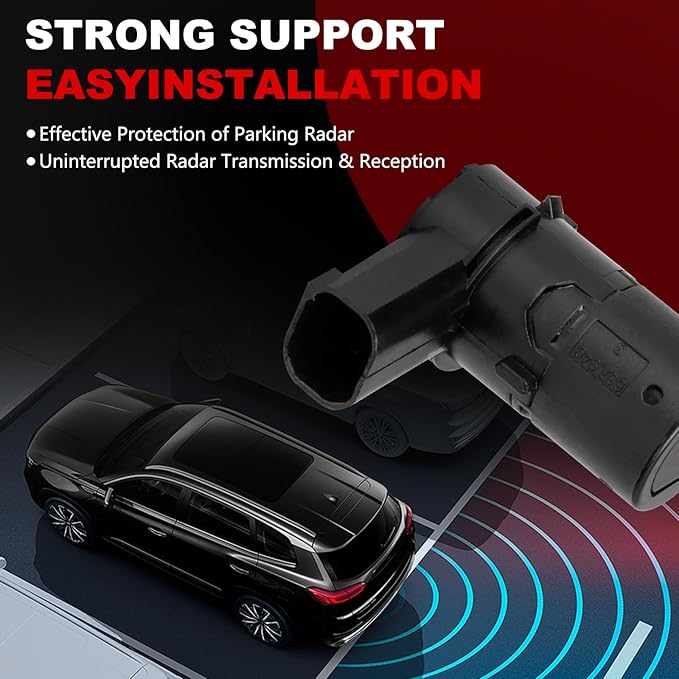 Parking Assist Sensor Compatible with Ford F150 F250 F350 F450 F550 E-150 E-250 Escape Explorer,Lincoln Navigator,Mercury Mariner,4 PCS Reverse Backup Bumper Rear Parking Sensors,OE#3F2Z15K859BA