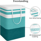 StorageRight Large Collapsible Laundry Basket Hamper with Easy Carry Handles，Freestanding Clothes Hampers for Laundry, Bedroo
