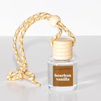 COOLGIRLCANDLES Bourbon Vanilla Car Air Hanging Fragrance Oil Diffuser Car Air Freshener Diffuser for Essential Oils, Scents 