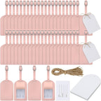 Amylove 48 Sets Leather Luggage Tags Bulk Wedding Favors Luggage Tags for Guests Bridal Gifts Wedding Bridal Shower Gift PU L