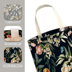 Car Trash Can, Cute Car Trash Bag, Hanging Car Organizer and Storage Bag, Trash Bin for Car Accessories, Vehicle, Travelling, Camping Watercolor Flowers