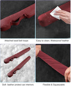 Leather Car Seat Gap Filler Universal for Car Truck SUV to Block The Gap Between Seat and Console Stop Things from Dropping 2