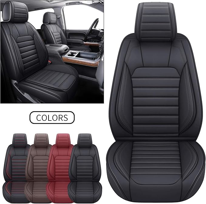 YIERTAI Truck Seat Covers for Chevy Chevrolet Silverado GMC Sierra Custom Fit 2007-2025 2026 1500/2500/3500 Trail Boss Z71 Cr