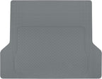 Motor Trend FlexTough™ Heavy Duty Rubber Gray Car Floor Mats All Weather & Jumbo SUV Cargo Liner Full Set - Universal Trim to Fit Automotive Floor Mats & Trunk Mats for Cars Interior Accessories
