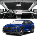 Custom Fit Windshield Sun Shade for Subaru Crosstrek 2018-2026, Blocks UV & Heat, Front Window Sunshade Accessories, Easy Fold & Store Keep Your Car Cooler