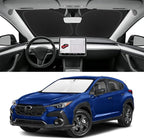 Custom Fit Windshield Sun Shade for Subaru Crosstrek 2018-2026, Blocks UV & Heat, Front Window Sunshade Accessories, Easy Fold & Store Keep Your Car Cooler