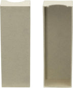 Household Essentials 2-Pack of Drawer Organizers, Sturdy Chipboard With Soft Polyester Cover, Cream Linen