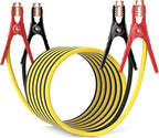 Jumper Cables for Car, Heavy Duty Automotive Booster Cables for Car, SUV and Trucks Battery, for Jump Starting Dead or Weak Batteries with Carry Bag, Gloves, Brushes(6 Gauge 16 Feet)