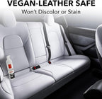 Interior Cleaner for Tesla White & Black Vegan Leather Seat Protectant Car Care Cleaning Kit Stain Remover Safe for Tesla Mod