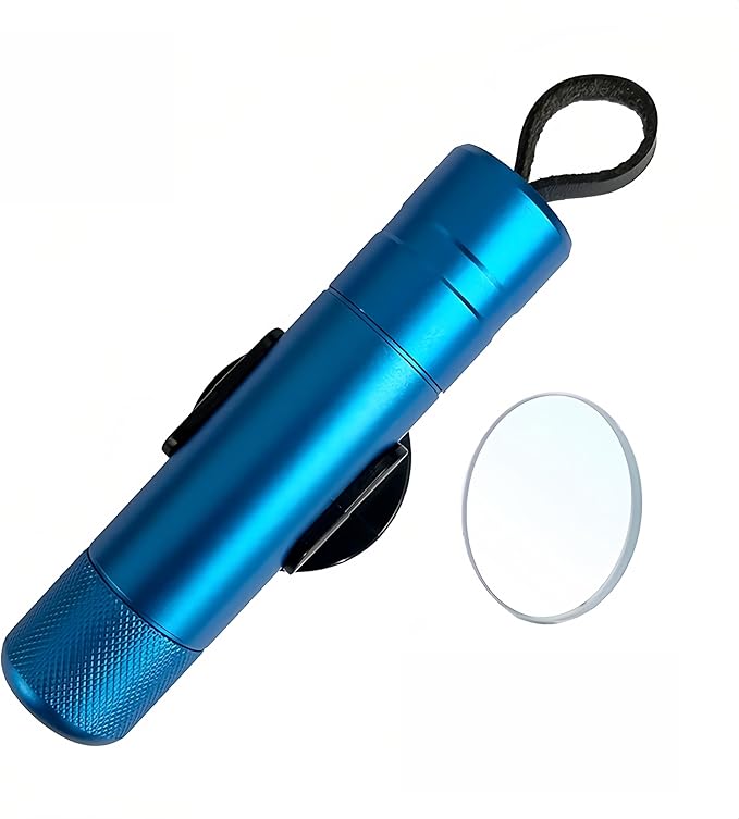 Car Safety Hammer Glass Breaker, Seatbelt Cutter, Under Water Window Breaker, Emergency Escape Tool, Car Accessories, Blue