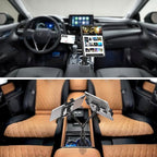 Dual Car Tablet Mount for Cup Holder, Gooseneck Car Cupholder Tablet Holder with Strong Long Arm 10" for 4-12.9" Devices, iPad Pro Air Mini, Galaxy Tabs, Huawei, iPhone, Tablets & Phones
