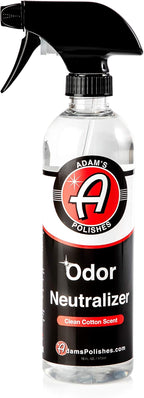 Adam's Polishes odor Neutralizer (Clean Cotton, 16 fl. oz) - Car Air Freshener Spray That Eliminates Harmful Odors from Car I