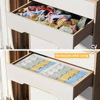 Joyoldelf Sock Drawer Organizer Divider, 16-Cell Underwear Organizers and Storage Fabric Drawer Organizer for Socks, Lingerie