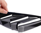 YINGTUU for Honda Accord Accessories 10th Gen 2018 2019 2020 2021 2022 Rear Window Louvers Blinds Trim-Carbon Fiber Pattern