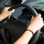4 pcs Window Breaker Bracelet, Glass Breaking Bracelet, Wrist Strap with Tungsten Carbide Bead Car Safety Escape Wristbands, 