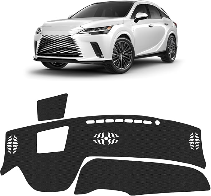 FIILINES Dash Cover for 2023-2025 Lexus RX RX350 RX350h RX500h, Dashboard Mat Accessories Dash Cover Sunshade Nonslip Mesh Pr