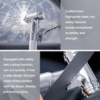 for Tesla Glass Breaker Window Breaker Seatbelt Cutter Safety Hammer Car Window Breaker Tool Seatbelt Cutter Emergency Rescue
