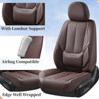 Coverado Seat Covers, Car Seat Covers Full Set, Leather Seat Covers for Cars, Car Seat Protector, Car Seat Covers Front Seats