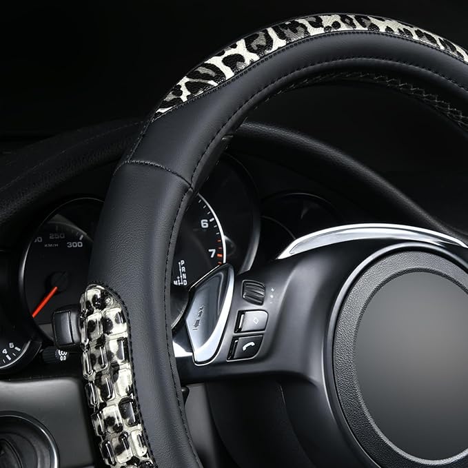 Flying Banner car Steering Wheel Cover Gel Massage Velvet Cool Warm Universal Size 15 inches SUV Truck Anti Slip Odorless Sum