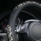 Flying Banner car Steering Wheel Cover Gel Massage Velvet Cool Warm Universal Size 15 inches SUV Truck Anti Slip Odorless Sum