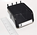 WallPeg 12 Black PEGBOARD Bins - Peg Board Organizer Accessories - Pegboard Bins for Craft Room Storage & Garage Organization