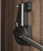 Pull-Down Wardrobe Clothes Rail - Extendable Pull Out Closet Rod, Multifunctional Double Buffering Wardrobe Clothes Hanger Ra