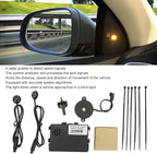 Blind Spot Lane Change Assist, Processing System Algorithm Car Blind Spot Monitoring System for Vehicle