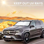 INSAUTO for GLC Windshield Sunshade Foldable Sun Shade Custom-fit for Mercedes Benz 2016-2022 GLC SUV GLC300 Windshield Cover Car Front Window Sun Visor Shield Keeps Your Vehicle Cool Accessories