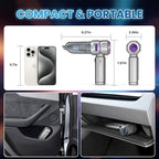 Car Vacuum Portable Cordless 20000pa High Power 4-in-1 Handheld Vacuum Cordless Rechargeable, Portable Vacuum with 3 Reusable