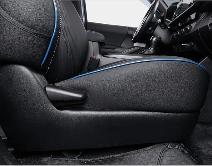 EKR Custom Fit Tacoma Rear Car Seat Covers for Select Toyota Tacoma (Petrol) 2024 2025 2026 Double cab SR,SR5,TRD Sport,TRD O