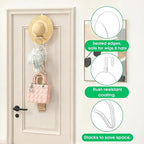 LINFIDITE 15 PCS Baseball Hat Rack Hanger Holder Organizer Multi Hook Wall Mounted Over Door Cap Display Storage Rack Cap Hol