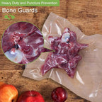 MakMeFre 6 Pack 8"x20'(3Rolls) and 11"x20' (3Rolls) Vacuum Sealer Bags Rolls for Food,Commercial Grade, BPA Free,Puncture Pre